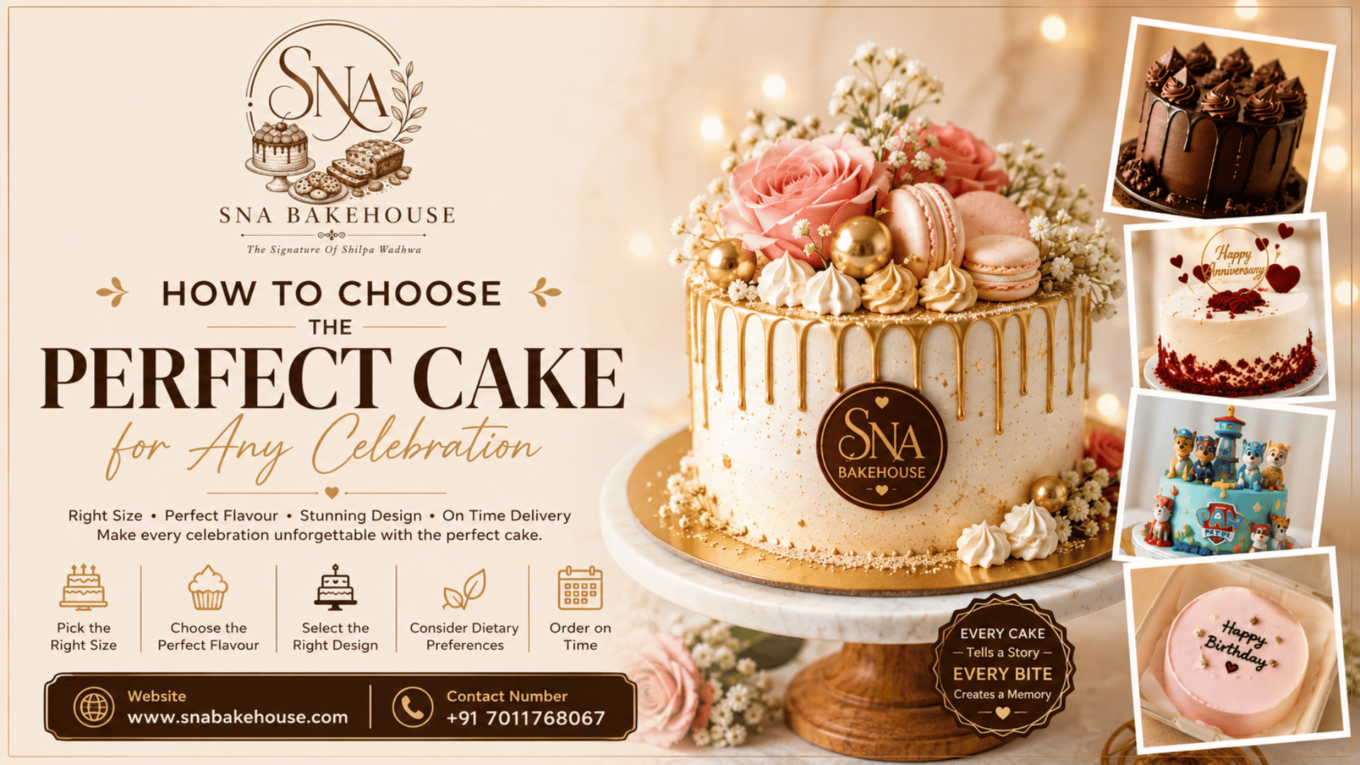 How to Choose the Perfect Cake for Any Celebration