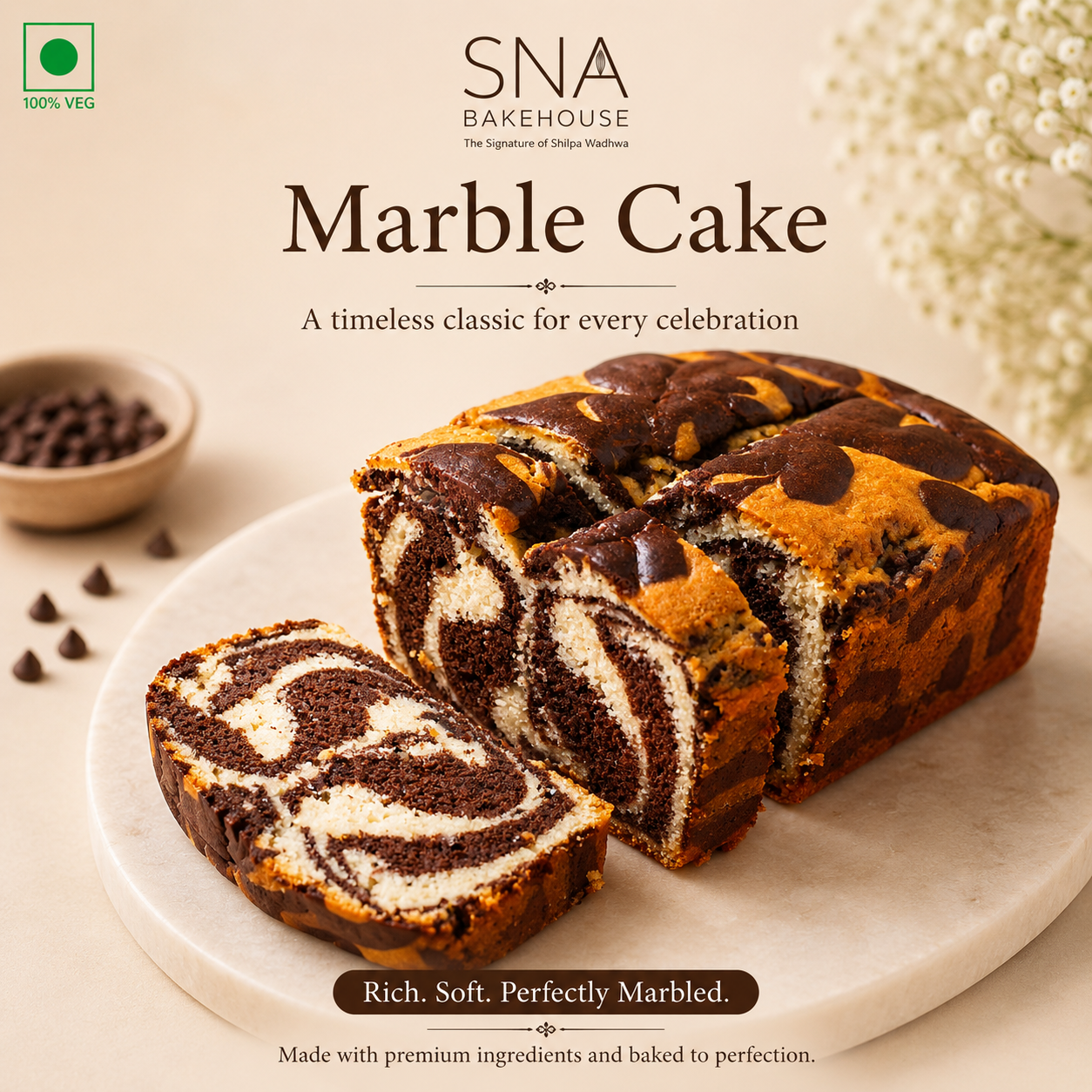 Buy Marble Cake Online