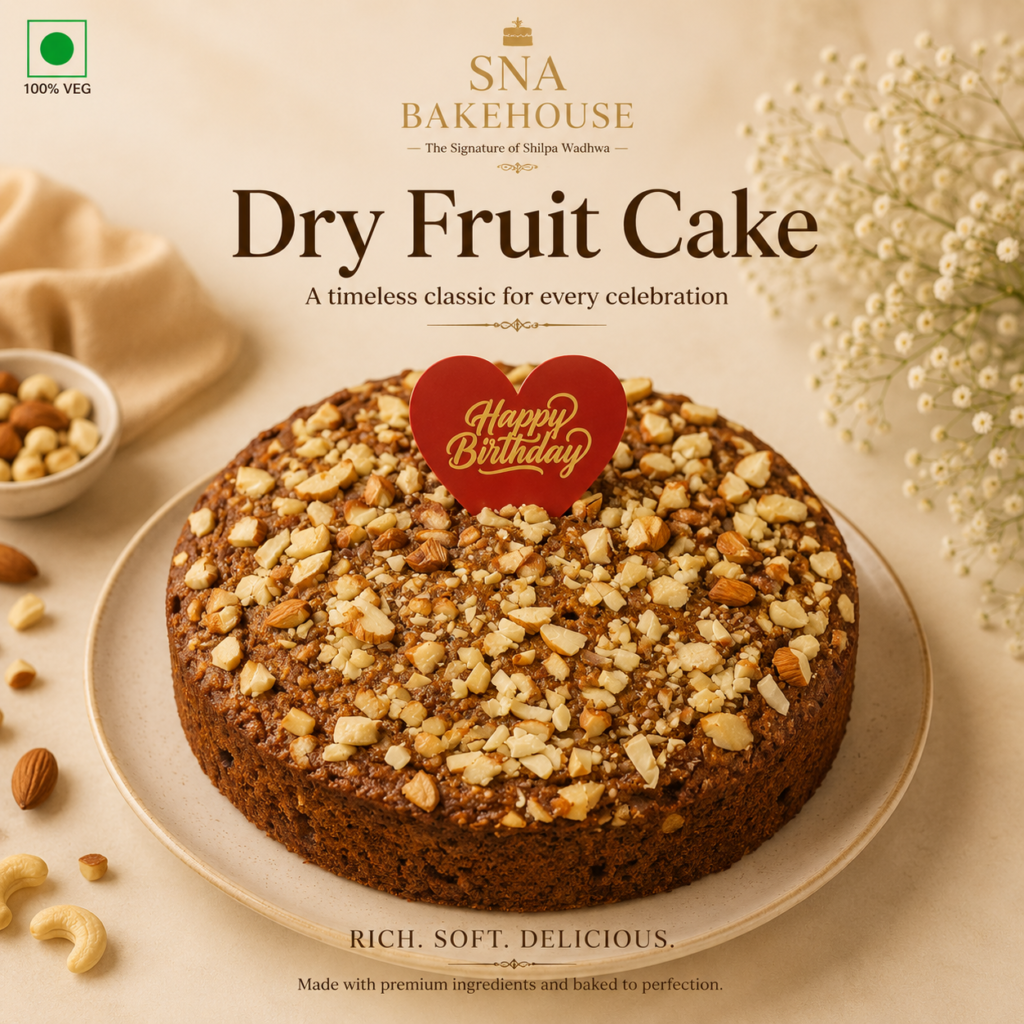 Buy Birthday Dry Fruit Cake Online