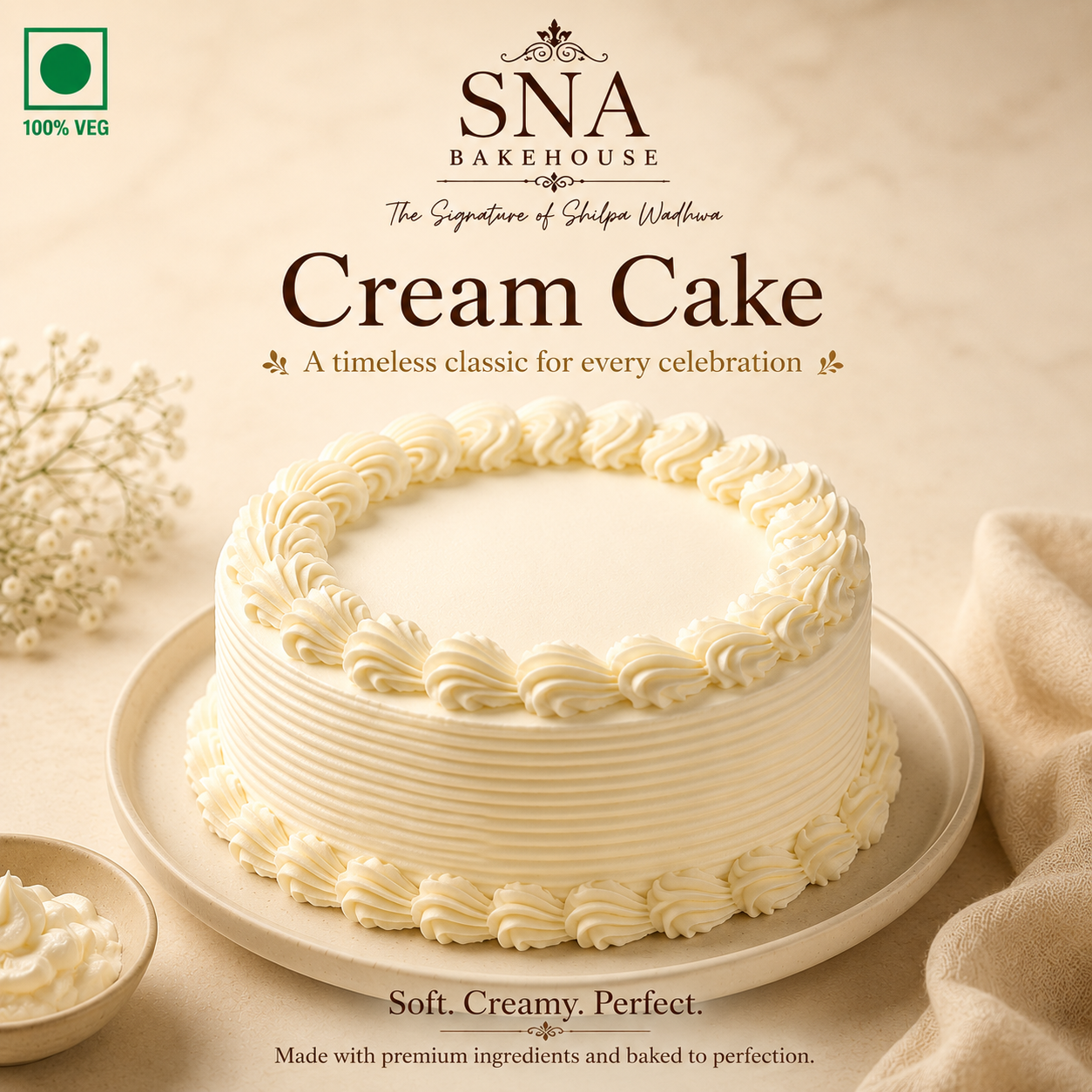 Buy Cream Cake Online