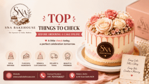 Top Things to Check Before Ordering a Cake Online